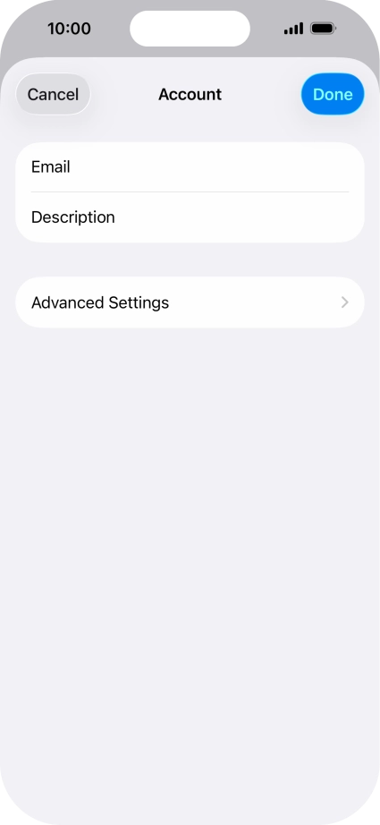 Press Advanced Settings.