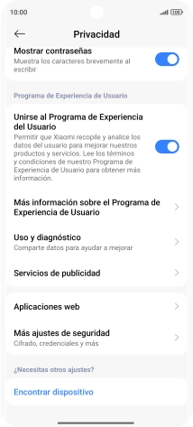 Pulsa Más ajustes de seguridad.