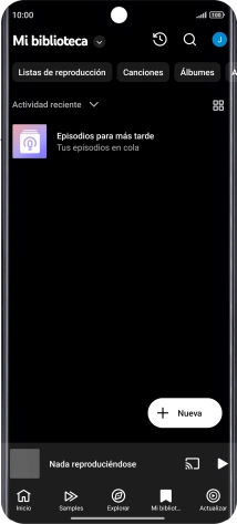 Pulsa la lista desplegable.