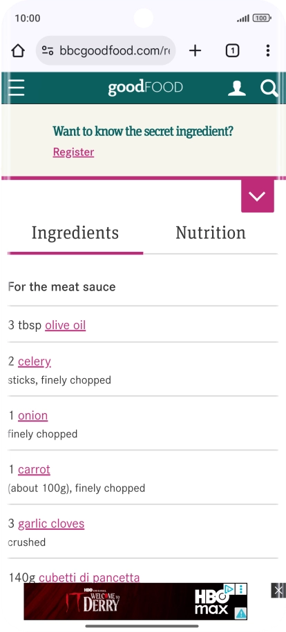 Desplázate a la imagen deseada.