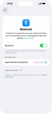 Slide your finger upwards starting from the bottom of the screen to return to the home screen.