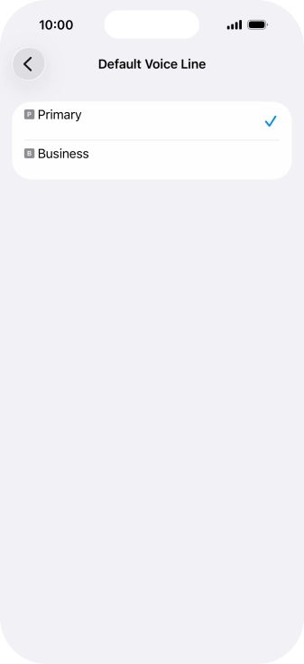 Press the required price plan.