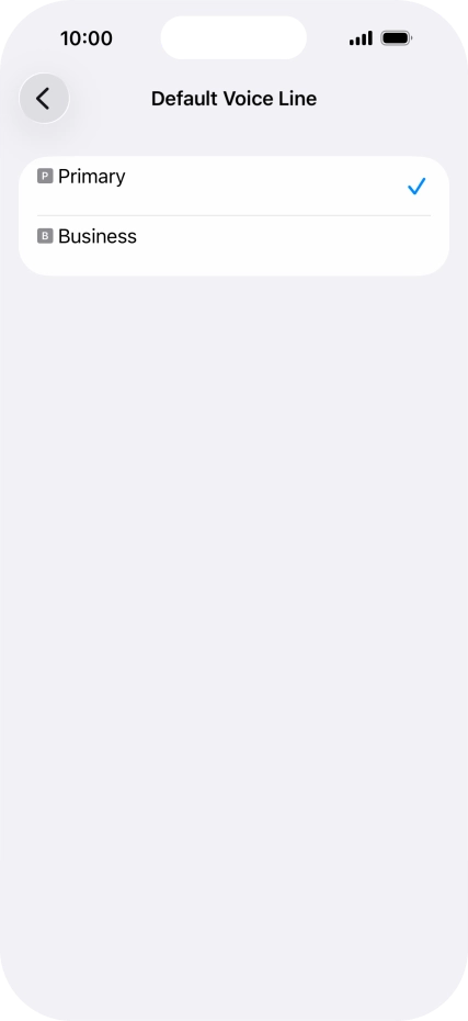 Press the required price plan.