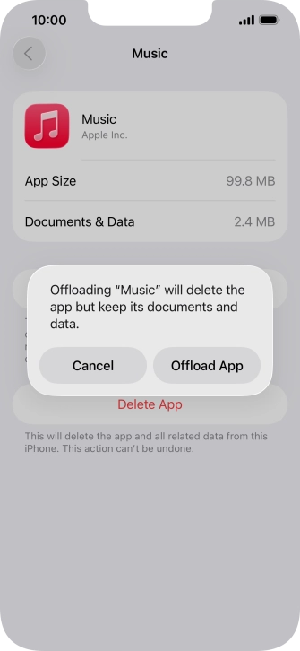 Press Offload App.