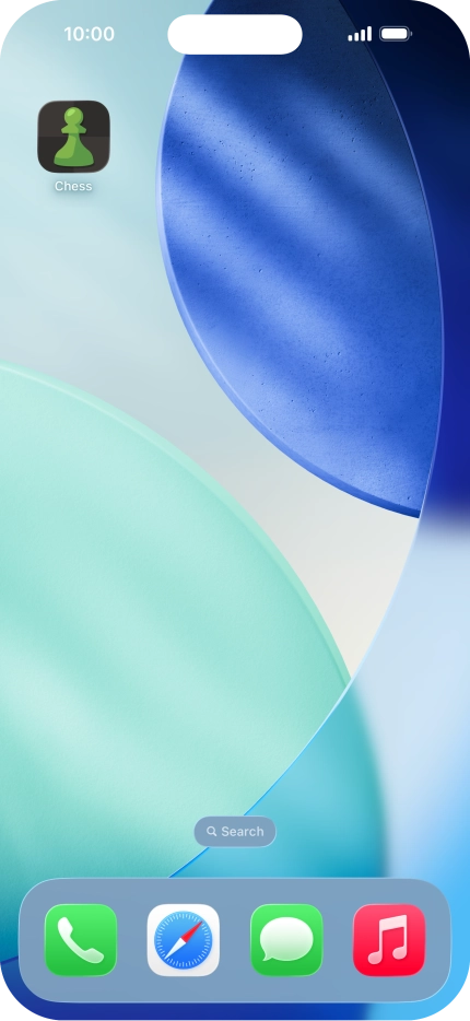 Press and hold the required app.