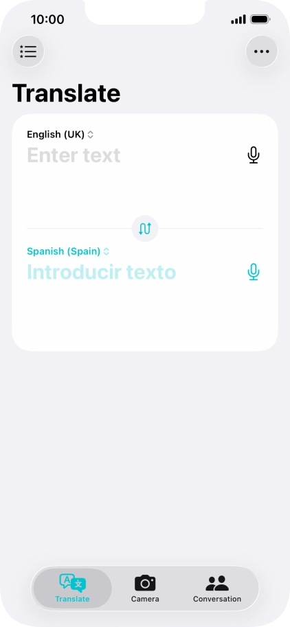 Press the first drop down list.