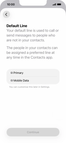 Press the required price plan.
