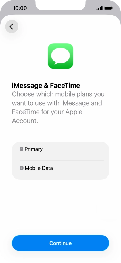 Press the required price plan.