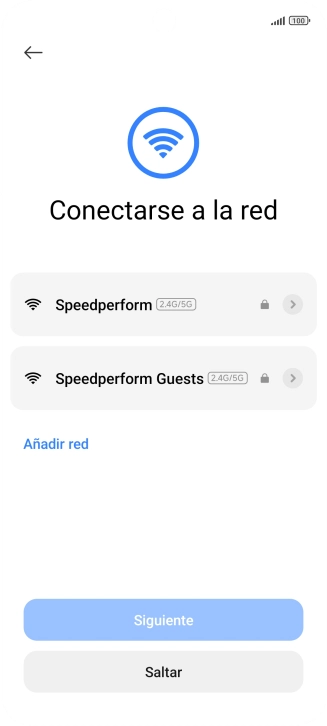 Pulsa la red wifi deseada.