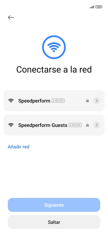 Pulsa la red wifi deseada.