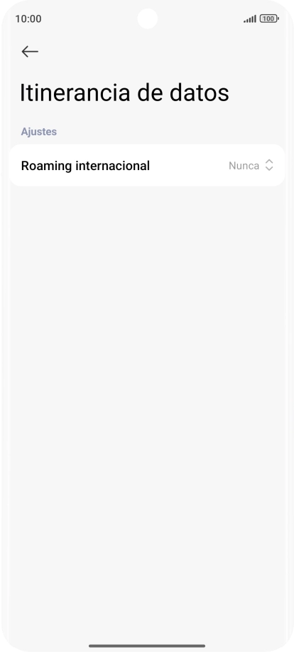 Pulsa la lista desplegable junto a 