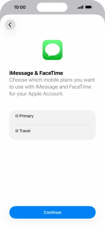 Press the required price plan.