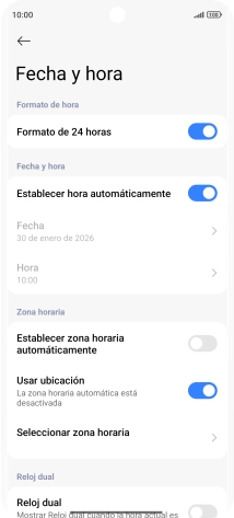 Pulsa el indicador junto a 