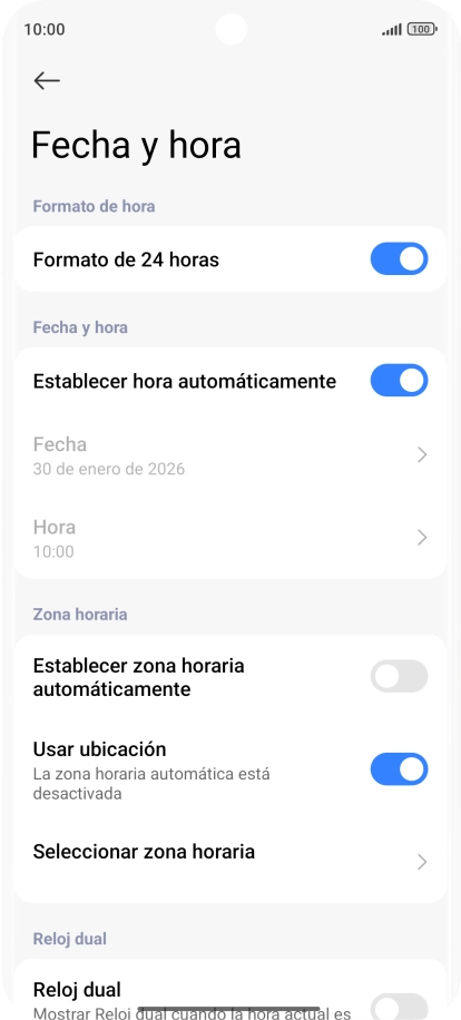 Pulsa el indicador junto a 