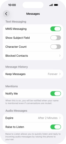 Slide your finger upwards starting from the bottom of the screen to return to the home screen.