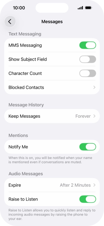 Slide your finger upwards starting from the bottom of the screen to return to the home screen.