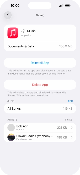 Slide your finger upwards starting from the bottom of the screen to return to the home screen.