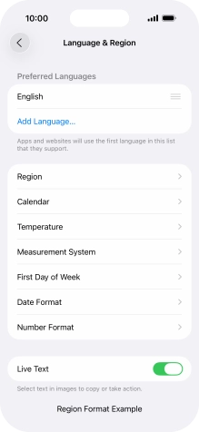 Press Add Language....