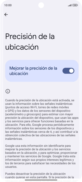 Si pulsas el indicador junto a 