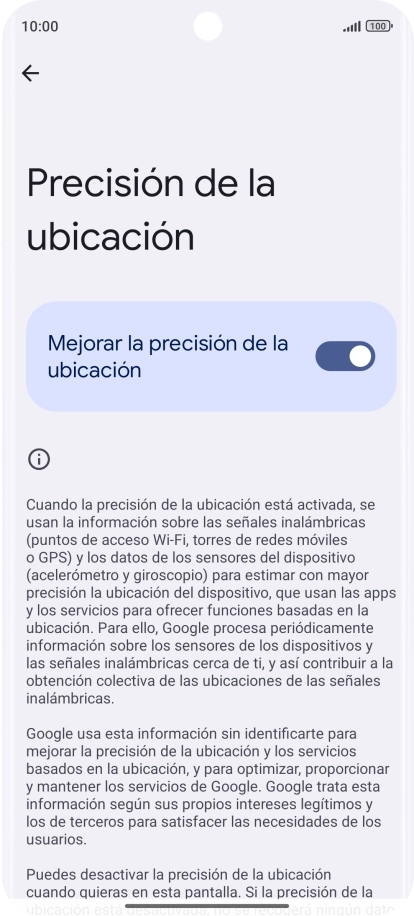 Si pulsas el indicador junto a 