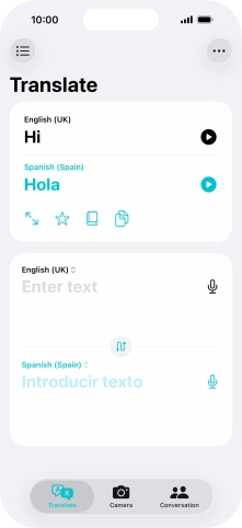 Press the full screen icon.