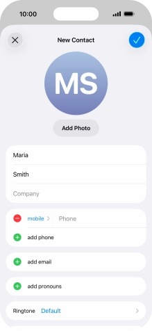 Press Phone and key in the required phone number.