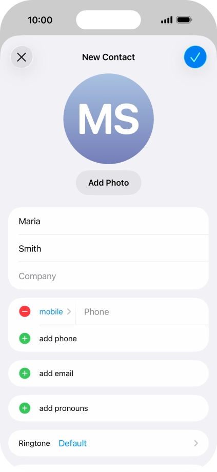 Press Phone and key in the required phone number.