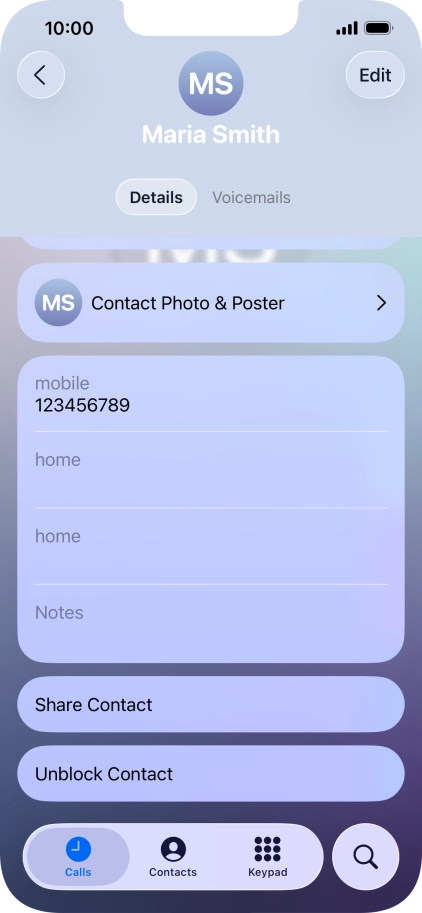 Slide your finger upwards starting from the bottom of the screen to return to the home screen.