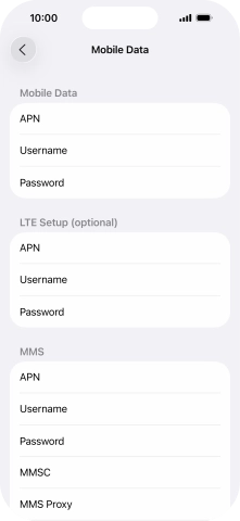 Press APN and key in wap.vodafone.co.uk.