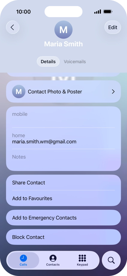 Press Block Contact.