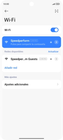 Desliza el dedo hacia arriba desde la parte inferior de la pantalla para terminar y volver a la pantalla de inicio.