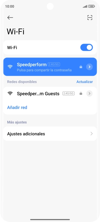 Desliza el dedo hacia arriba desde la parte inferior de la pantalla para terminar y volver a la pantalla de inicio.