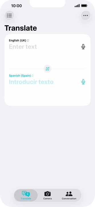 Press the first drop down list.