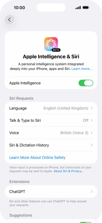 Press Talk & Type to Siri.