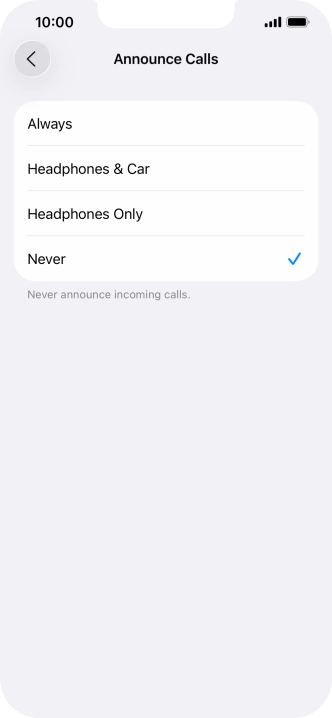 Press Always to turn on the function when silent mode is turned off.