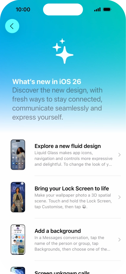 Slide your finger upwards starting from the bottom of the screen to return to the home screen.
