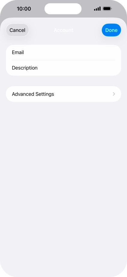 Press Advanced Settings.