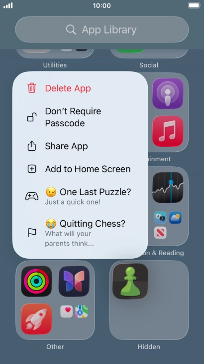 Press Don't Require Passcode.