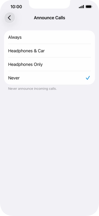 Press Always to turn on the function when silent mode is turned off.