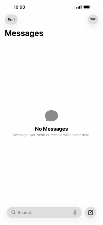 Press the new message icon.