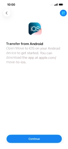 To transfer content to your phone, you need to install the app 