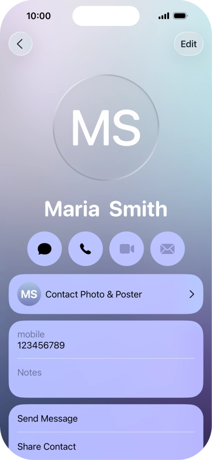 Slide your finger upwards starting from the bottom of the screen to return to the home screen.