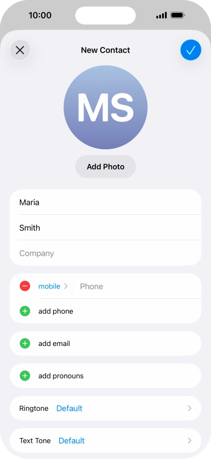 Press Phone and key in the required phone number.