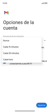 Pulsa el ajuste deseado.