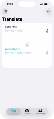 Press the first drop down list.