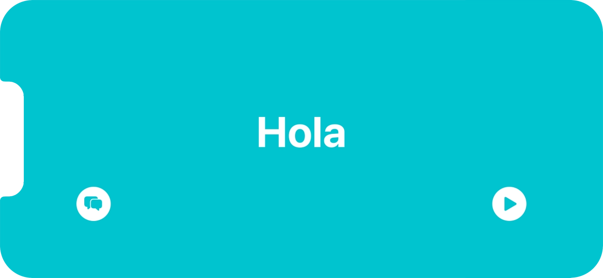 Press the split view icon to go back to display of both languages.