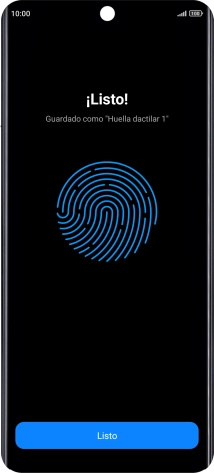Pulsa Listo.