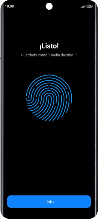Pulsa Listo.