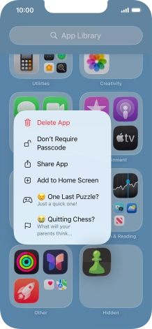 Press Don't Require Passcode.