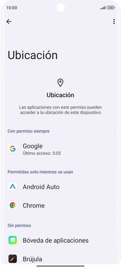 Pulsa la app deseada.